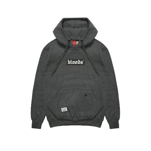Bloods Reg Sweater Hoodie Hobart Dark Grey