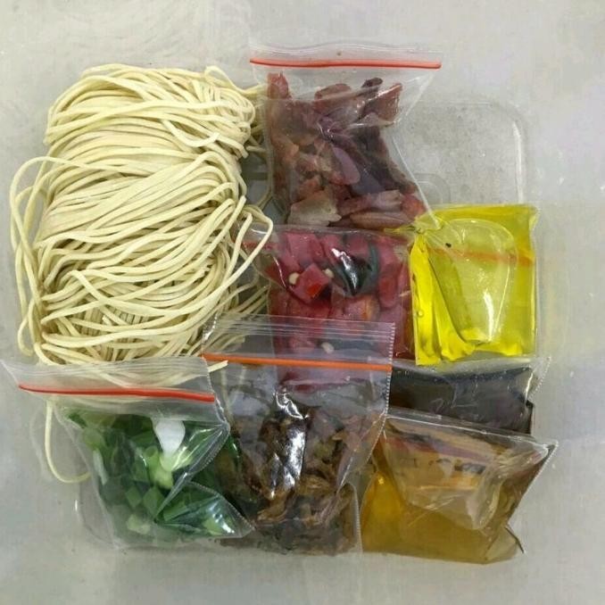 

Mie tiong sim mentah selat panjang Medan (babi) JRS