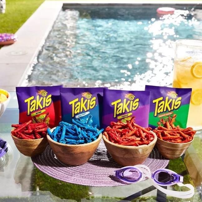 

Takis Rolled Tortilla Chips Snack Makanan Ringan Keripik Jagung Pedas Es77