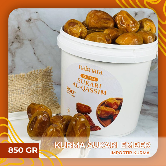 

Kualitas terbaik] KURMA SUKARI EMBER 800Gram / KURMA SUKARI BASAH