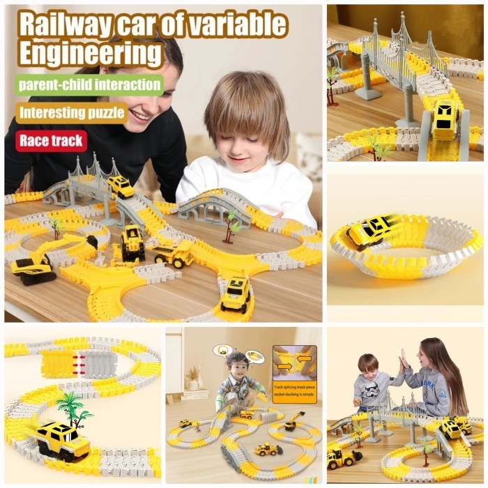 Ais Maianan Anak Diy Rel Truck Konstruksi City Truck Create A Road