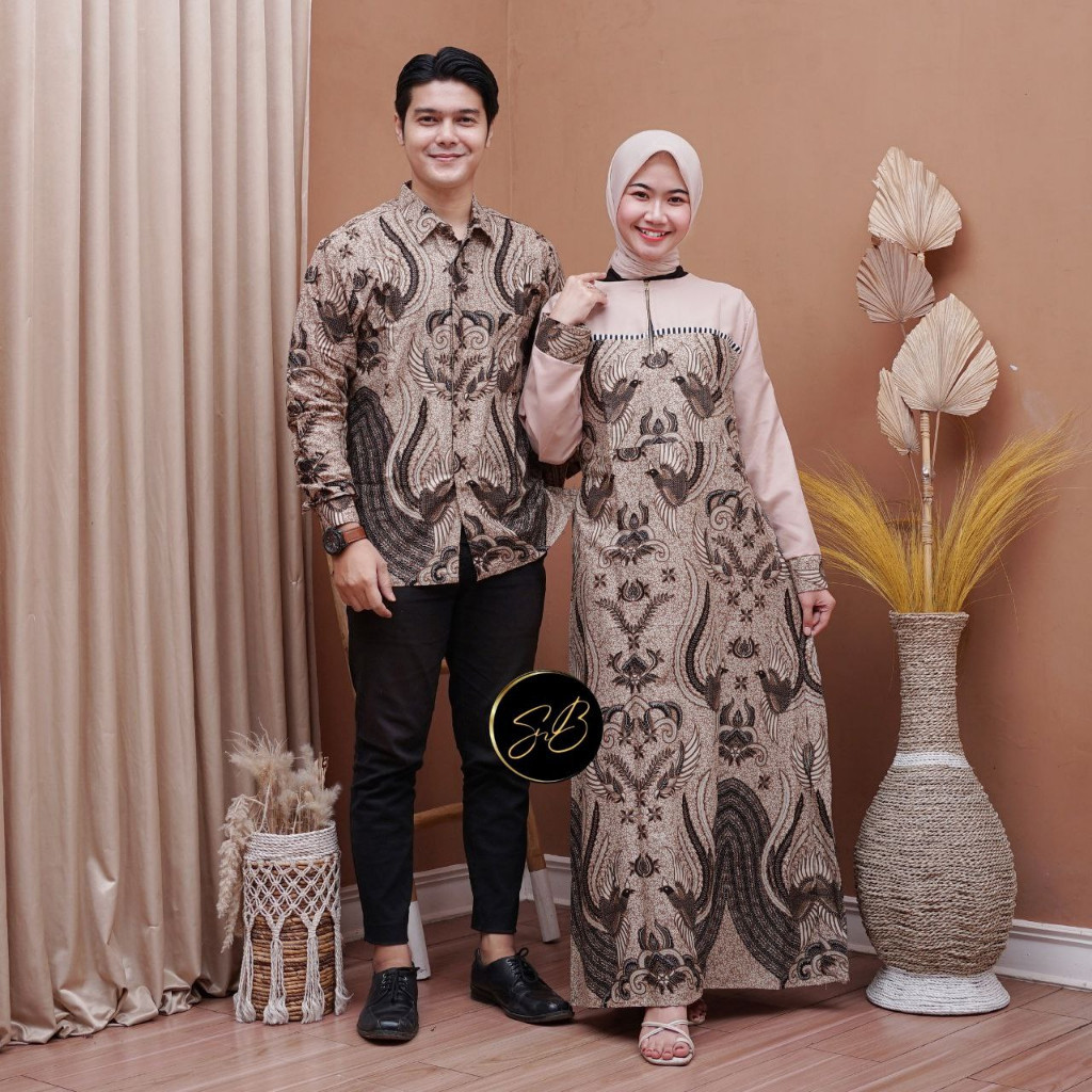 Gamis Couple Pasangan 2024 Ibu Anak Perempuan Dress Kople Kondangan Tunik Lebaran Maxydress Sarimbit