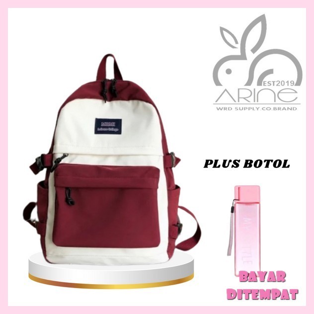 Rangsel Korean Style Modis Ransel Anak Smp Sma Rensel Anak Fashion Tas Remaja Sekolah Back Pack Impo