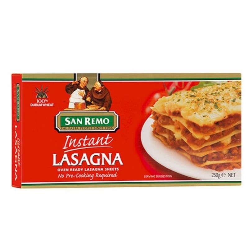 

SAN REMO Instant Lasagna 250 g