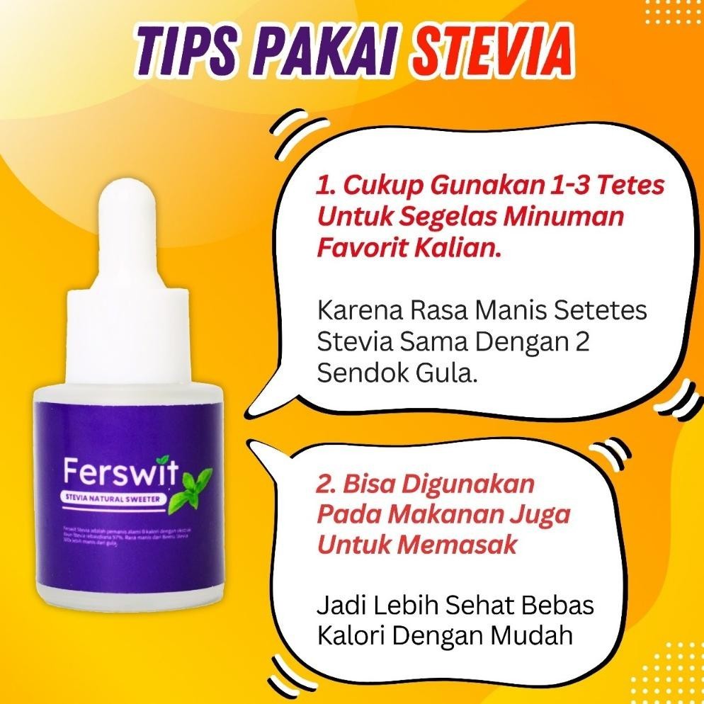 

Terbaru Ferswit Stevia Cair Paket 4 Botol Fooxsale