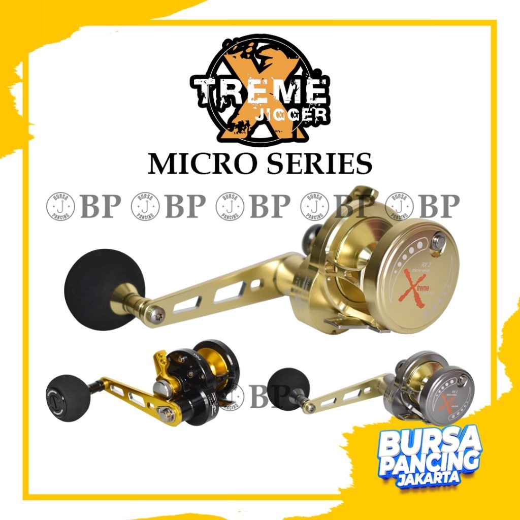 TEAM KAMIKAZE Reel Overhead XTREME JIGGER RX/LX2 (Micro Series) Machine 6061-T6 Aluminium Frame Hand