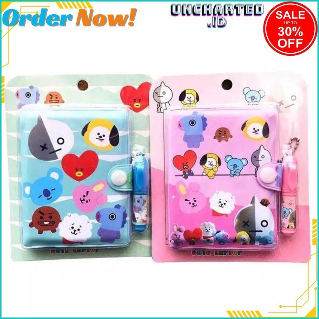 

BUKU DIARY SAMPUL BTS & PULPEN MINI LUCU IMUT / NOTEBOOK BTS GRATIS ONGKIR