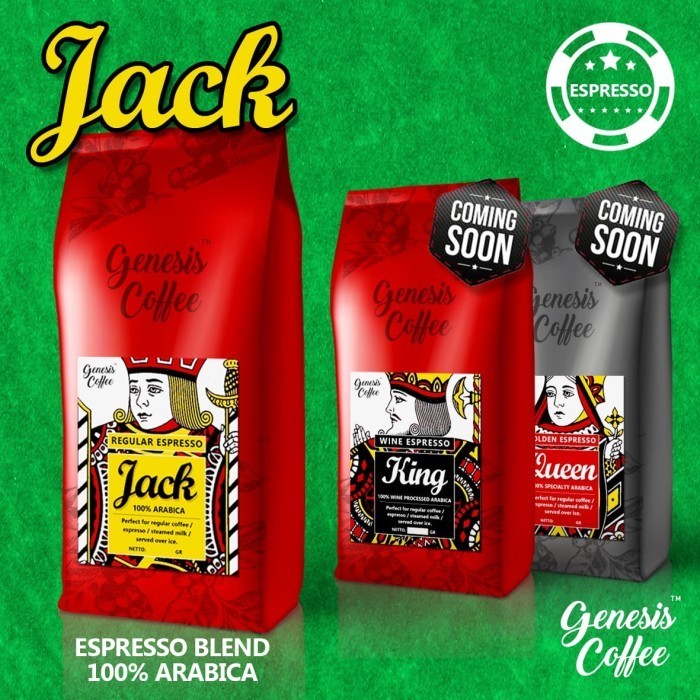 

Genesis Espresso Series / Jack Espresso Blend / 100% Arabica