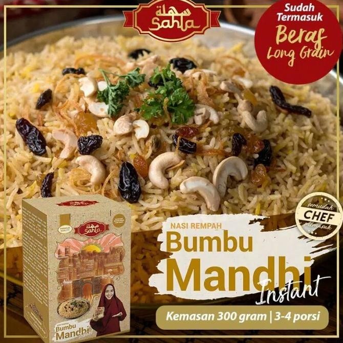 

Nasi Rempah Sahla Bumbu Mandhi Instan 300 gram HTM