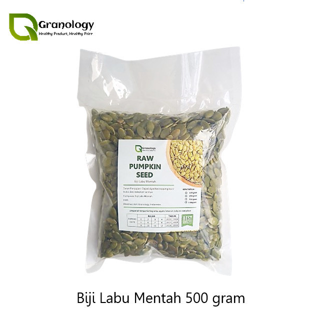 

Biji Labu Mentah / Raw Pumpkin Seed - 500 Gram