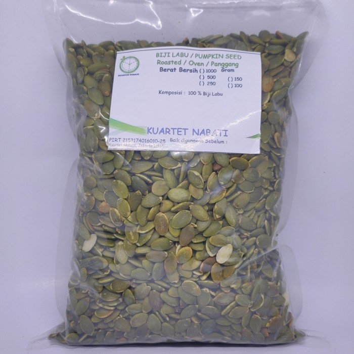 

500Gr Roasted Pumpkin Seed - Biji Labu Kupas - Oven - Matang