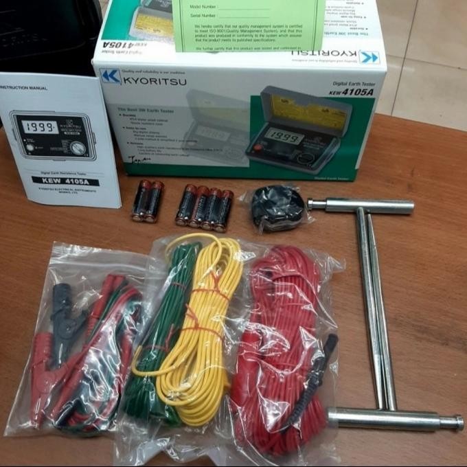 Merger Grounding Kyoritsu 4105A Earth Tester