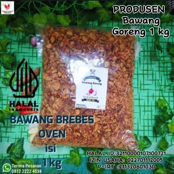 

Bawang Goreng Grade D Brebes 1 Kg Lapis Teppung