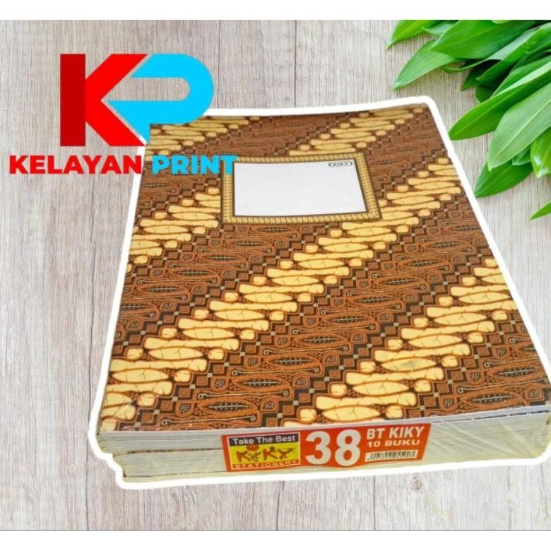 

FE24 BUKU TULIS BATIK KIKY /OKEY/SIDU ISI 38 PERPAK (10PCS) Murah