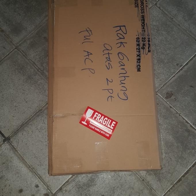 [Cod] Rak Gantung Lemari Dapur Kitchen Set Atas Aluminium Acp 2 Pintu Polos