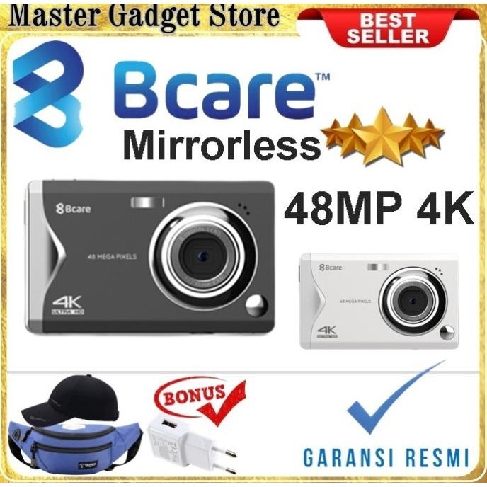 Bcare Mirrorless Digital Camera 48MP 4K - Kamera Photo Video Bcare