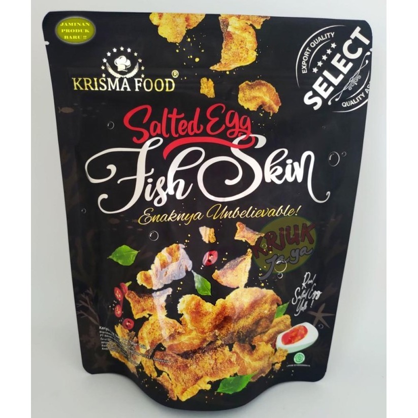 

MURAH Salted Egg Fish Skin - Kulit Ikan Telur Asin, Kharisma food