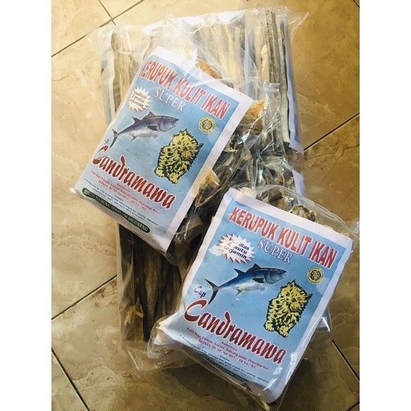 

Kerupuk Krupuk Kulit Ikan Mentah Cap Candramawa Indramayu 100
