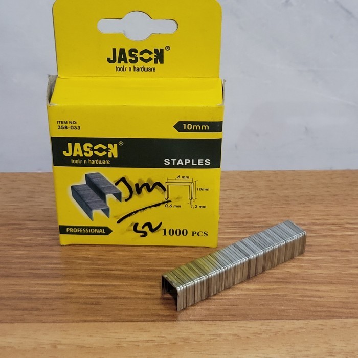 ><><><] Isi refill staples tembak / staples gun 10mm JASON