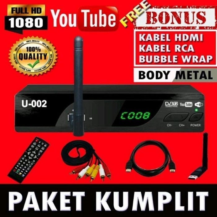 Set Top Box Tv Digital Stb Tv Digital Dvb T2 Dvb-T2 Kualitas Terbaik