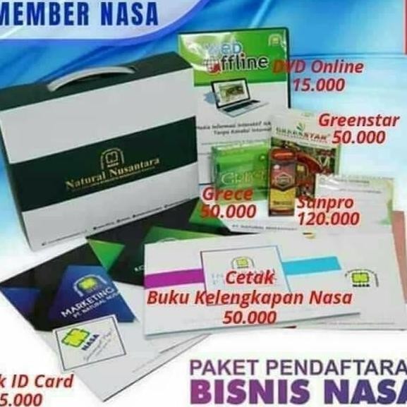 [New] Kit Member Nasa Paket Pendaftaran Bisnis Nasa - Member Official Nasa