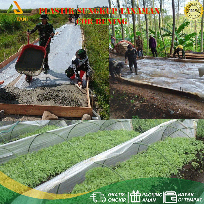 Plastik Sungkup Naungan Tanaman Bibit 0,03 X 100Cm X 25 Meter