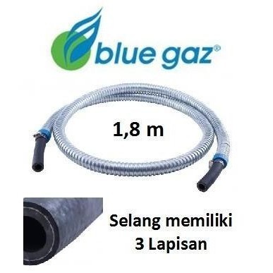 [Ready Stock] Paket Hemat Regulator + Selang Blue Gas Gaz Lpg Sni