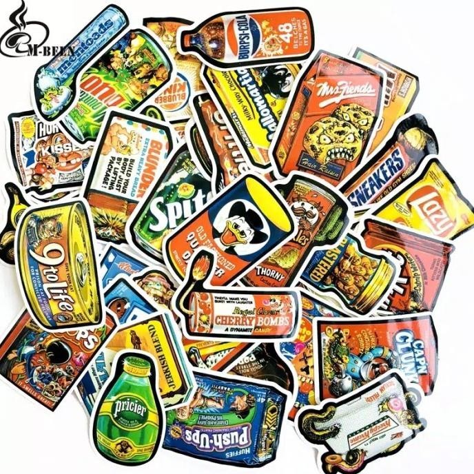 

Stiker Koper Makanan Minuman Plesetan decal stickers gamer waterproof