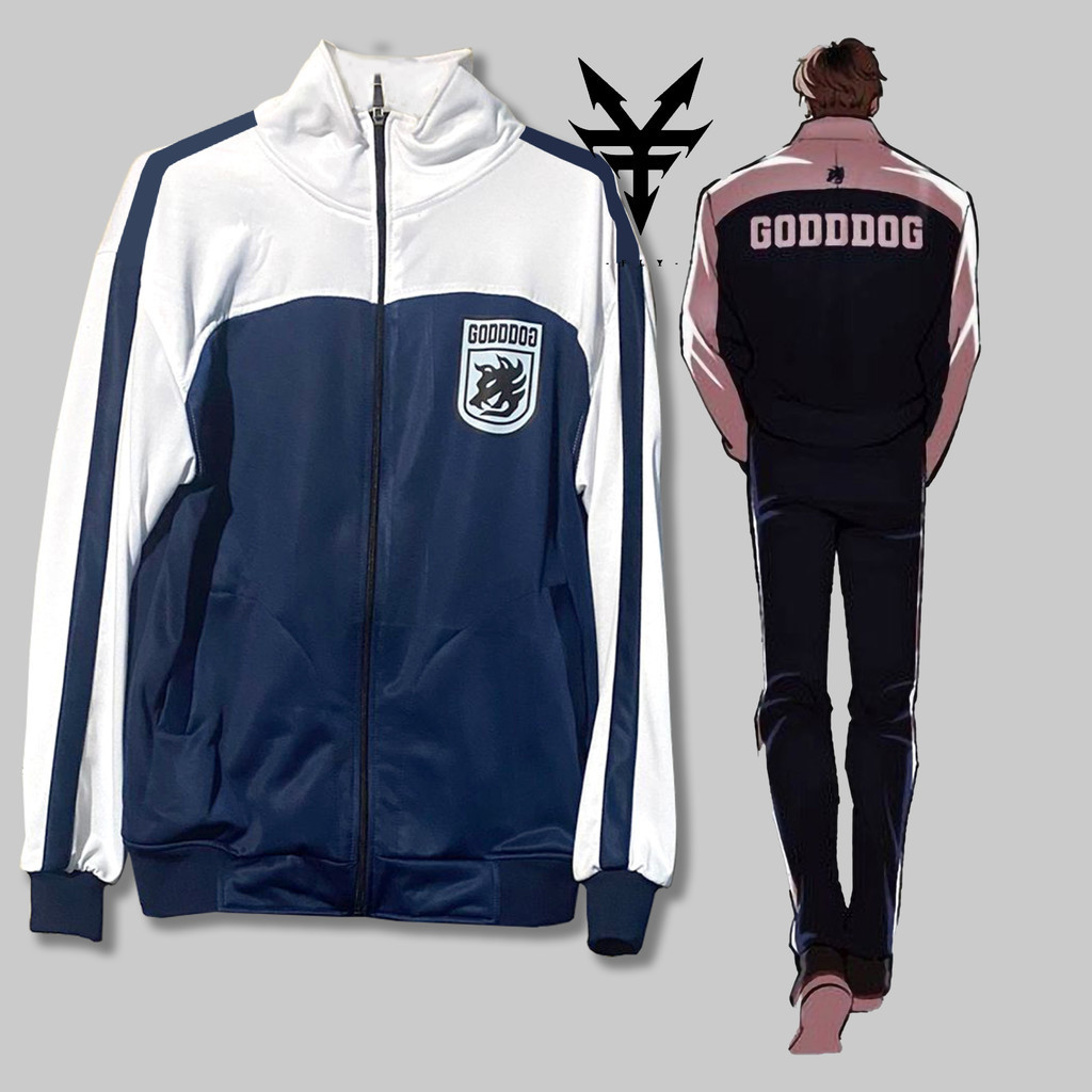 Jaket Tracktop Godddog Yohan For Fight Manhwa Korea Allied