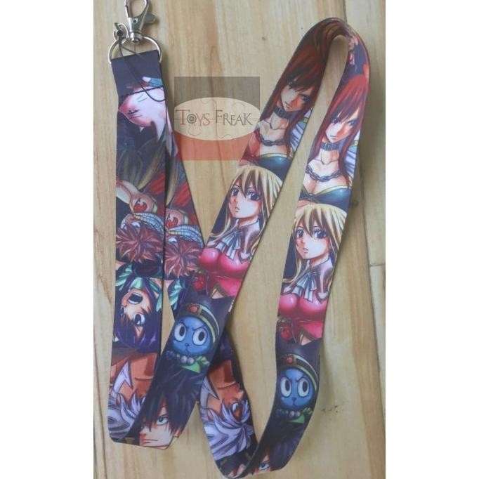 

Tali Lanyard Holder ID Model Anime Fairy Tail natsu dragon Cosplay
