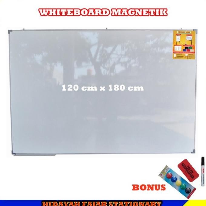 

Jual Papan Tulis Magnet 120 X 180 Whiteboard / Papan Tulis Gantung