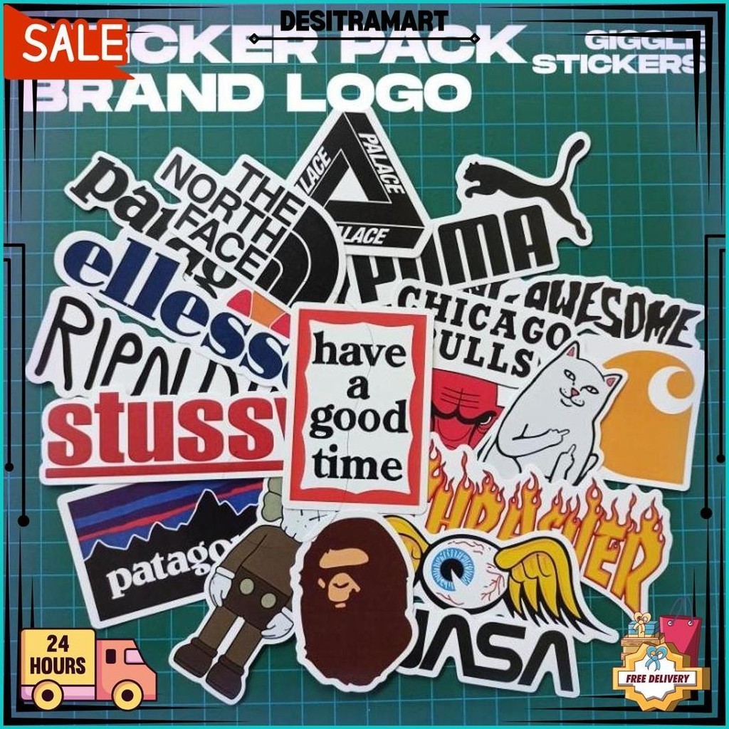 

Sticker Pack Brand Logo Best Seller