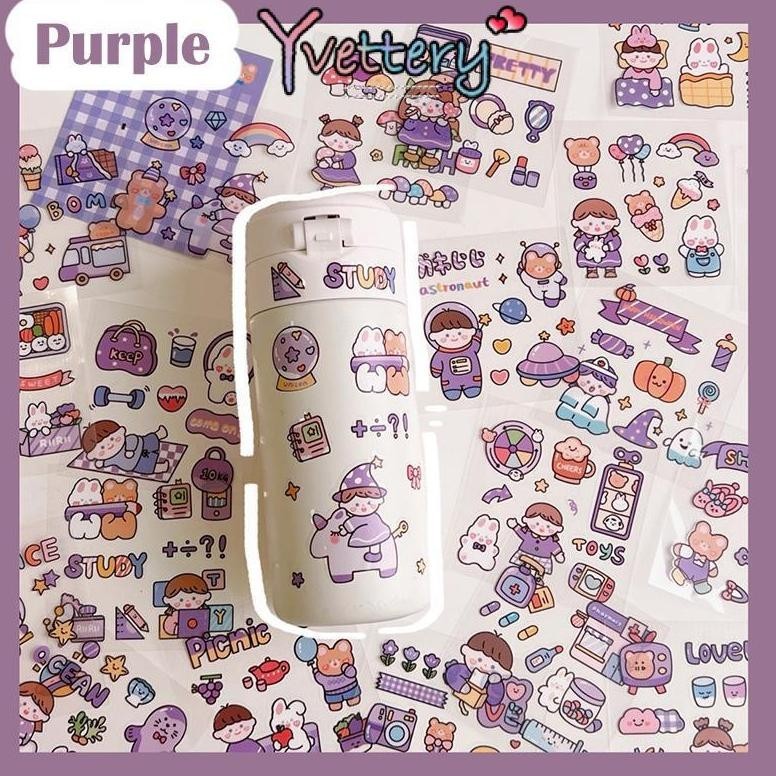 

Cod 20/25/102 Pcs Stiker Motif Kartun Korea Lucu Anti Air Dekorasi Pola Kecil Handbook Scrapbook Diy / Dekorasi Notebook-Yy Sale