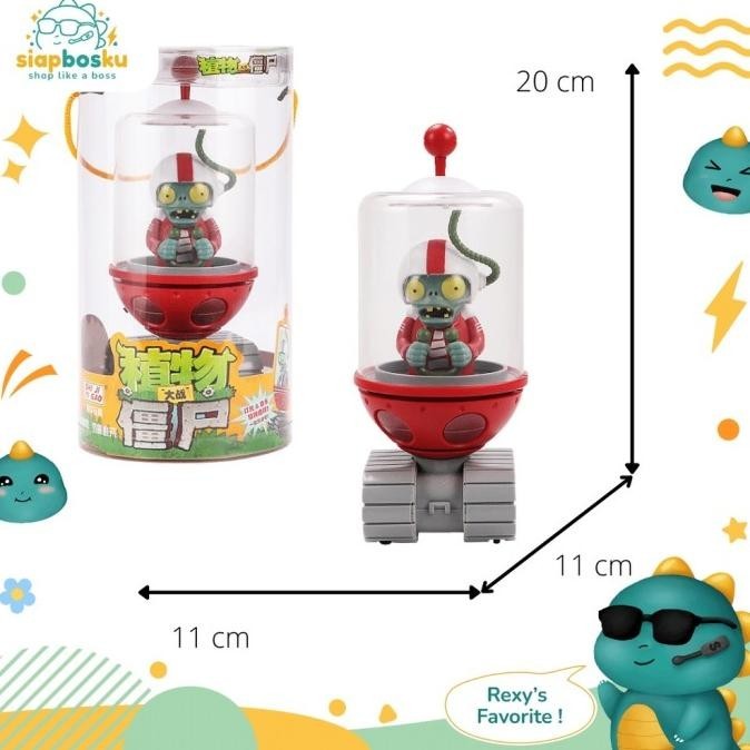 MAINAN ANAK PLANTS VS ZOMBIES 2 SHIELD ZOMBIE SET ACTION FIGURE
