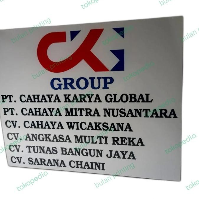 

Jual Plang Akrilik Papan Perusahaan, Puskesmas