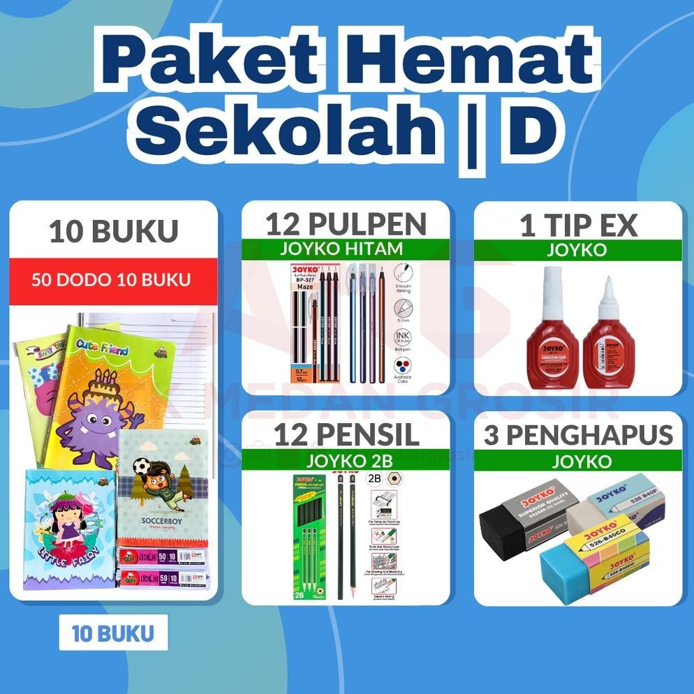 

TERLARIS PAKET SEKOLAH LENGKAP VERSI JOYKO MURAH gd-8