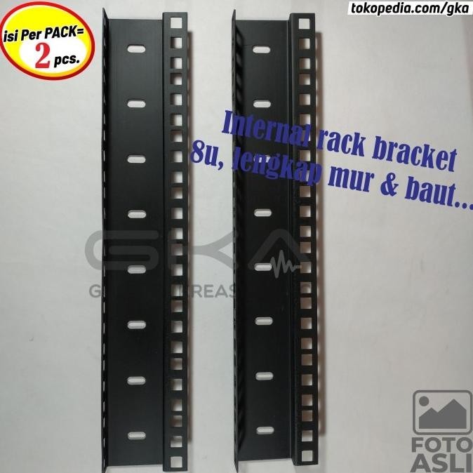 Rack Audio 8U List Hardcase Box Hardcase Rak sound System Bracket LC