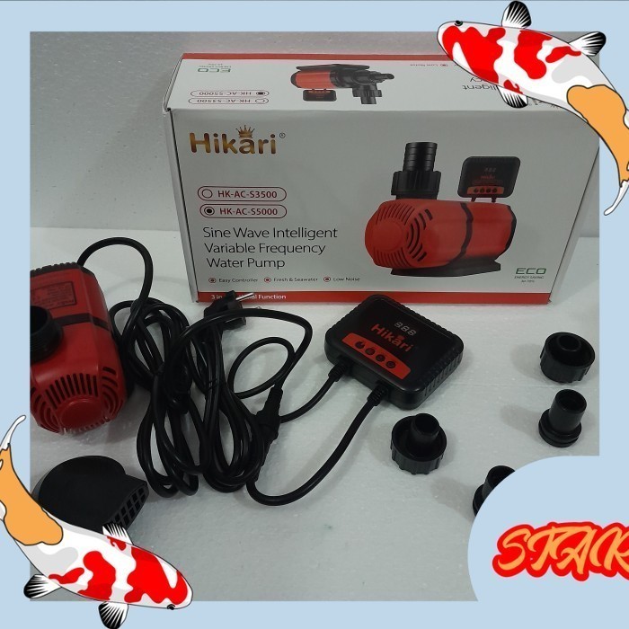 Pompa Celup Kolam Ikan Hikari Hk Ac S 5000 Inv Pompa Air Water Pump