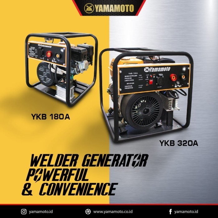 ((((()paling dicari] Genset Las YAMAMOTO YKB180A / Welder Generator
