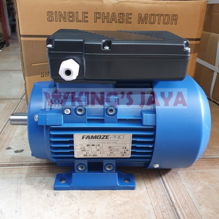 ~~~~~] Dinamo Elektromotor 1 HP Putaran Cepat 1 phase FAMOZE PRO