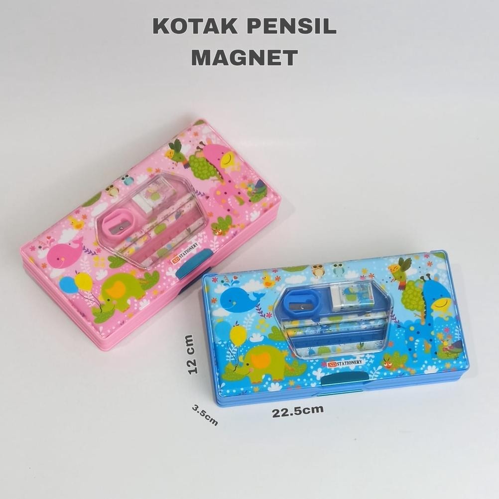 

Im31 Bos Kotak Pensil Magnet Set/Tepak Pensil/Pencil Case/Pencil Box Gratis Ongkir