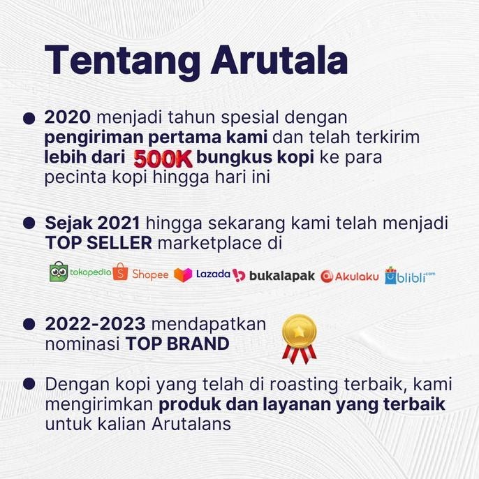 

Arutala Blend Coffee For Kekinian Kopi Susu 1Kg