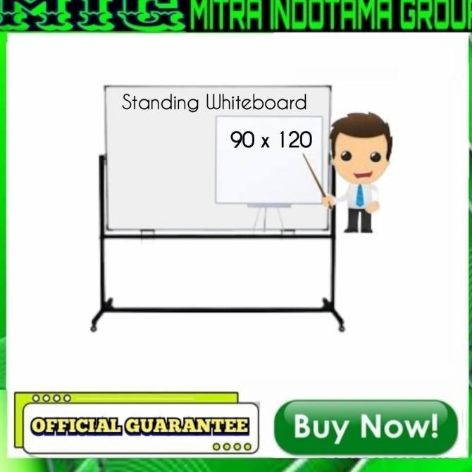 

Jual Standing Papan Tulis Whiteboard Ukuran 90 X 120