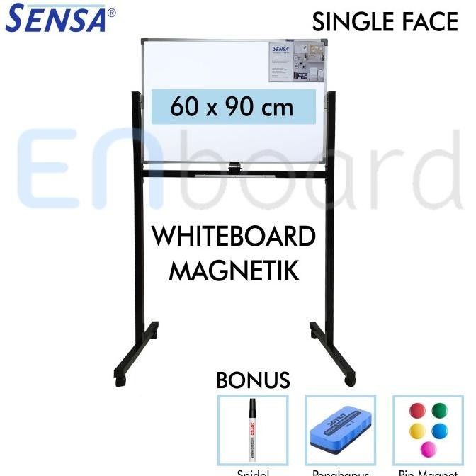 

Jual Papan Tulis Whiteboard Standing Magnet Single Face Sensa 60 X 90 Cm
