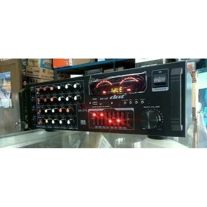 Terlaris!! Power Ampli / Amplifier Karaoke Dat 313 / Dat313 Bluetooth Terbaik