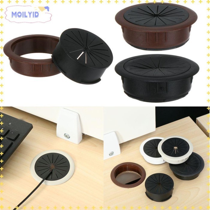 

Moilyid Penutup Lubang Kawat Hardware Organizer Penjepit Kabel Gesper