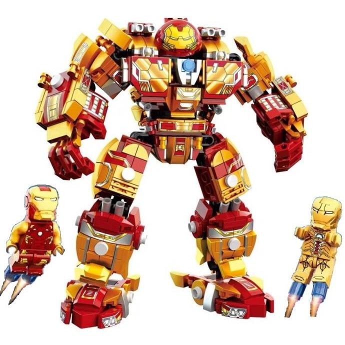 Avengers Iron Man Helmet Mask Ironman Compatible Lego