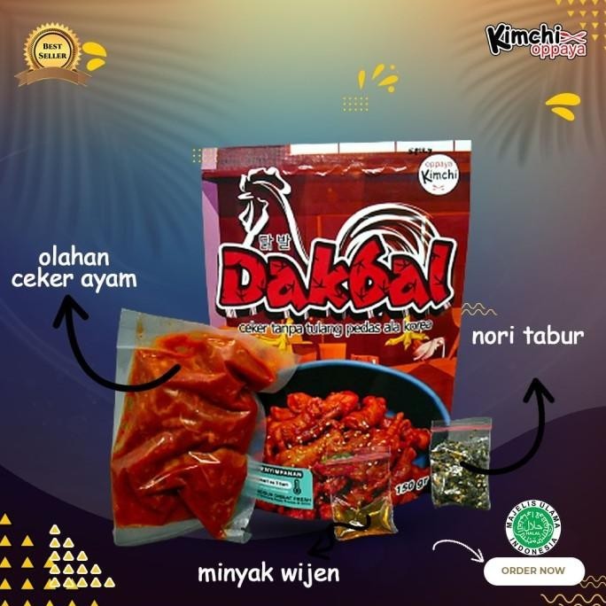

Kimchi Oppaya - Dakbal Ceker Tanpa Tulang Korean Food Halal