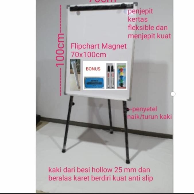 

Jual Flipchart Up-Down/Papan Presentasi Magnet Zettaki 70X100Cm