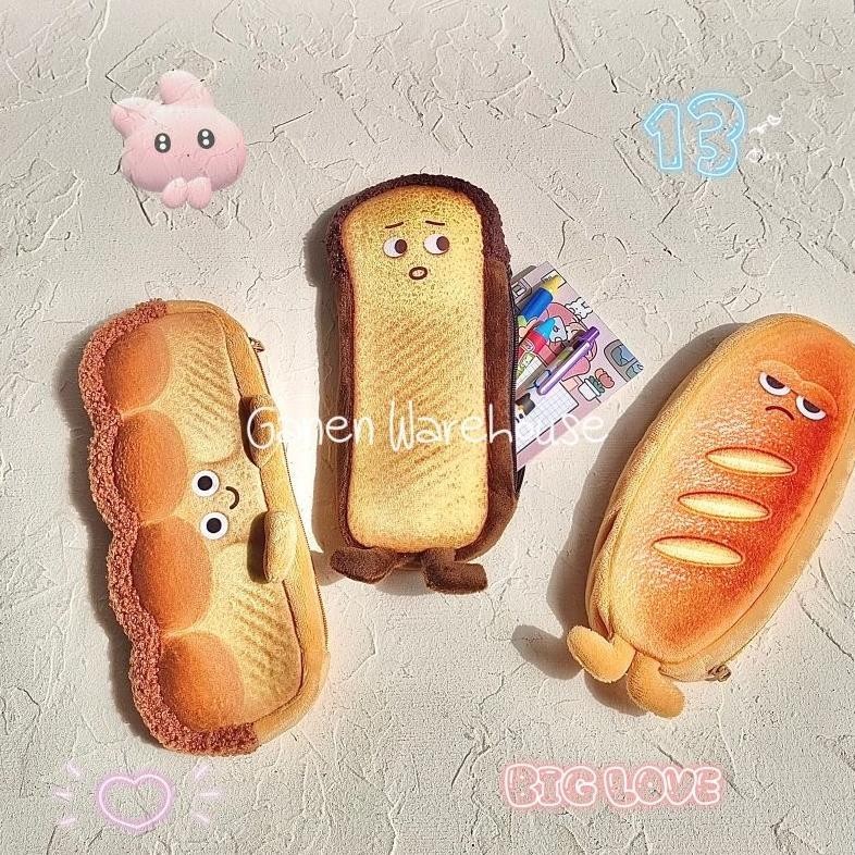 

COD [GW] Tempat Pensil Roti Lucu Kain Kotak Pensil Sekolah Aesthetic Korea dw-45